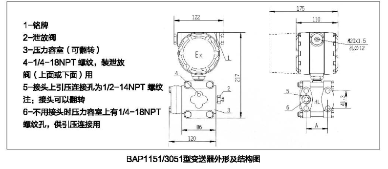 差压压力变送器